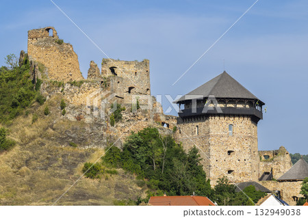 Filakovo castle fortress ruins and observation tower in Slovakia Filakovo castle fortress ruins and observation tower in Slovakia 132949038