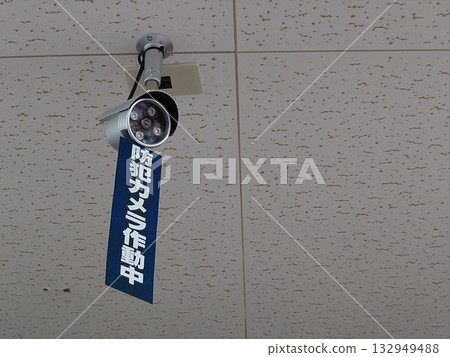 商店和商業設施中安裝了監視器 商店和商業設施中安裝了監視器 132949488