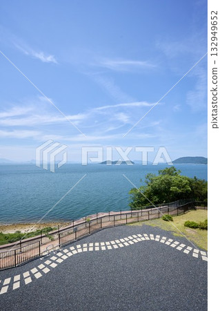 吉島停車場的景色 132949652