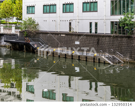 日本橋川常盤橋防災船碼頭(東京都中央區) 日本橋川常盤橋防災船碼頭(東京都中央區) 132950314