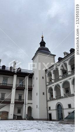 Vilnius, Lithuania - 12.15.2024 - city decorated for Christmas, pre-holiday atmosphere 132950359