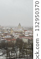 Aerial view of Vilnius, Lithuania, cityscape with historical buildings 132950370