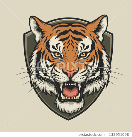 animal head silhouette animal head silhouette 132951098