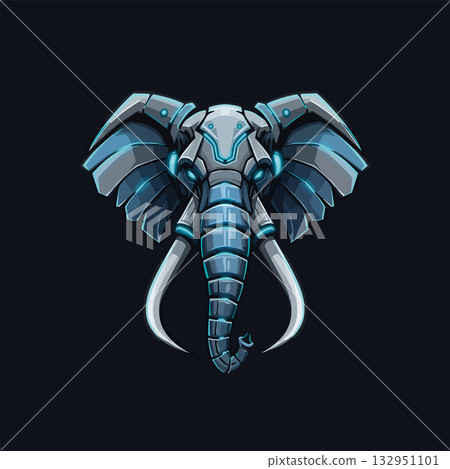 animal head silhouette animal head silhouette 132951101