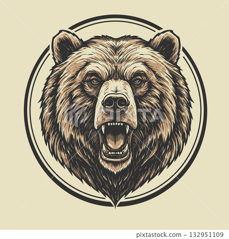 animal head silhouette animal head silhouette 132951109