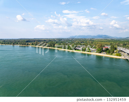 Sea surface aerial view water surface texture,Turquoise sea background Beautiful nature Amazing view seascape background Sea surface aerial view water surface texture,Turquoise sea background Beautiful nature Amazing view seascape background 132951459