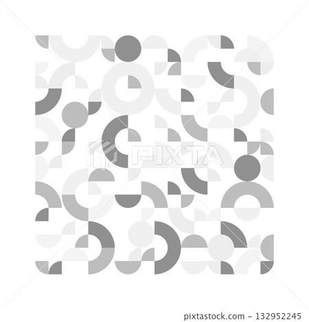 Bauhaus geometric pattern background. Vector abstract trendy bauhaus pattern for header, web banner, website, presentation Bauhaus geometric pattern background. Vector abstract trendy bauhaus pattern for header, web banner, website, presentation 132952245