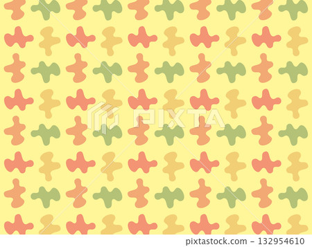 Retro abstract tile pattern, yellow, 4:3 Retro abstract tile pattern, yellow, 4:3 132954610