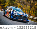 世界拉力錦標賽賽車在公共道路上行駛 132955218