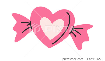 Valentines day candy romantic confectionary 132956653