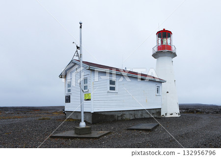 Cape Norman Lighthouse in Newfoundland, Canada 132956796