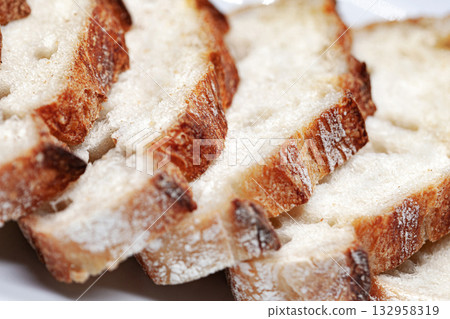 Close up of rustic bread 132958319