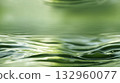 A green liquid surface with gentle ripples 132960077