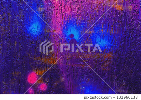 Textured Neon Purple and Pink Abstract Background with Y2K Aesthetic 132960138