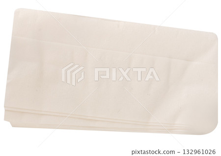 Minimal White Straw Isolated on White Background 132961026