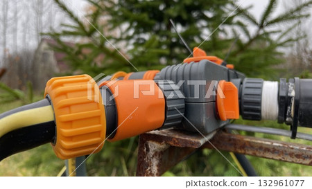 Garden hose fittings for vegetable irrigation 132961077
