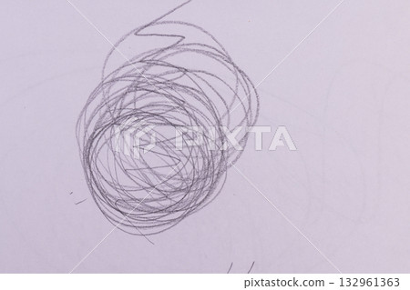 drawn on old white paper with a black graphite pencil, a primitive pencil drawing drawn on old white paper with a black graphite pencil, a primitive pencil drawing 132961363