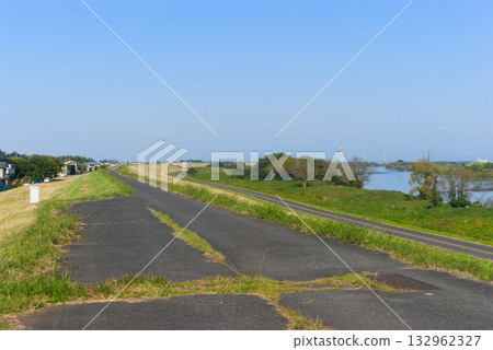 Tone River Cycling Road Right Bank November 2025 Tone River Cycling Road Right Bank November 2025 132962327
