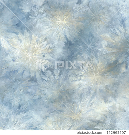 抽象冬季背景，帶有霜凍圖案（細膩柔和的霜凍紋理） 132963207