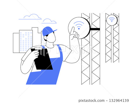 Field service isolated cartoon vector illustrations. Field service isolated cartoon vector illustrations. 132964139