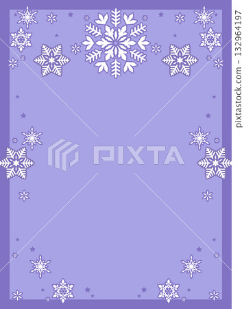 Simple and cute snow frame background Simple and cute snow frame background 132964197