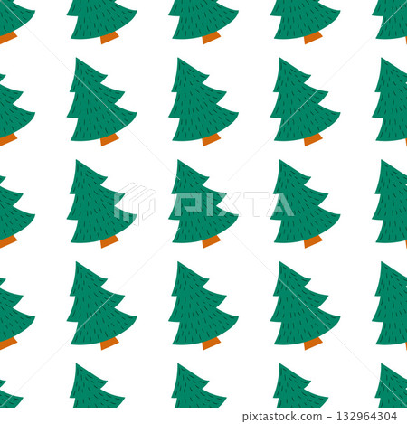 Christmas seamless pattern in hand draw style Christmas seamless pattern in hand draw style 132964304