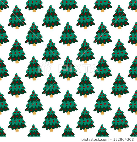 Christmas seamless pattern in hand draw style Christmas seamless pattern in hand draw style 132964308