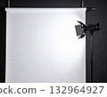 Photo studio backdrop and lighting set 132964927