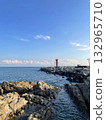 Busan coast lighthouse in South Korea 132965710
