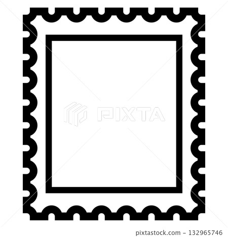 Simple Frame 4 Monochrome 132965746