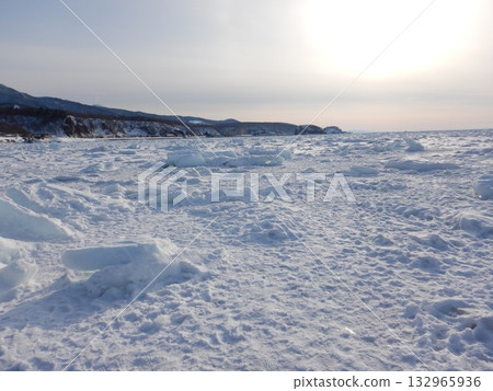 Inside the drift ice Inside the drift ice 132965936