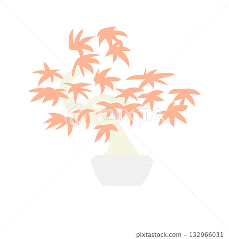 庫存插圖:一幅簡單的向量插圖,描繪了一棵帶有秋葉的楓樹盆景。 庫存插圖:一幅簡單的向量插圖,描繪了一棵帶有秋葉的楓樹盆景。 132966031