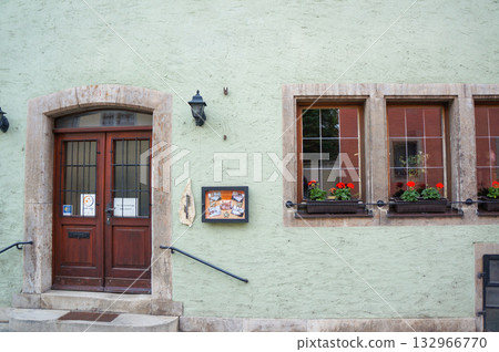 The entrance to a charming store in Rothenburg The entrance to a charming store in Rothenburg 132966770