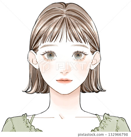 Face type: "Fresh" - bangs 132966798