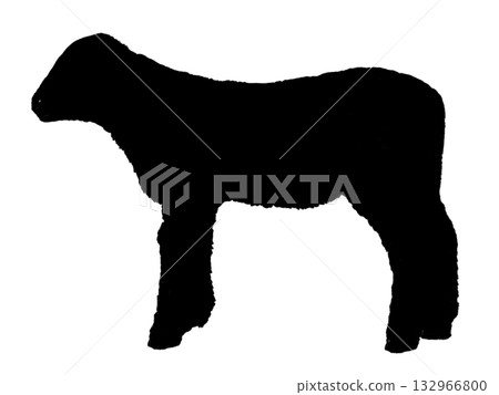 羔羊（輪廓） 132966800