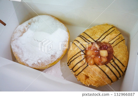 Sweet treats purchased at a donut shop in Malaysia Sweet treats purchased at a donut shop in Malaysia 132966887