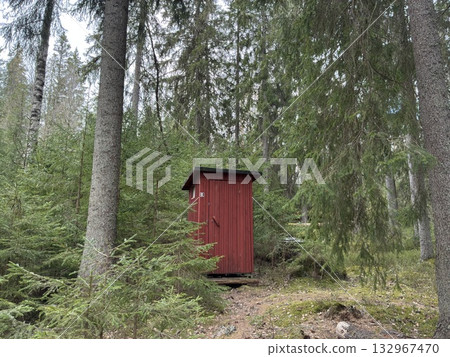 Toilet in Nuuksio National Park, Finland 132967470