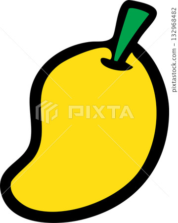 Simple Cartoon Fruits Collection for Design and Education 132968482