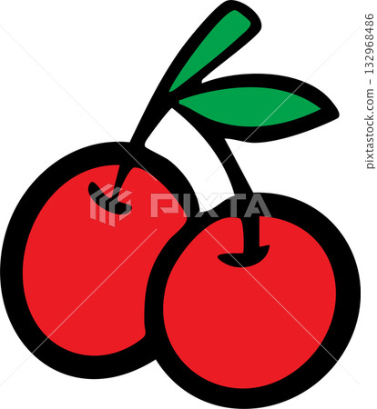 Simple Cartoon Fruits Collection for Design and Education Simple Cartoon Fruits Collection for Design and Education 132968486