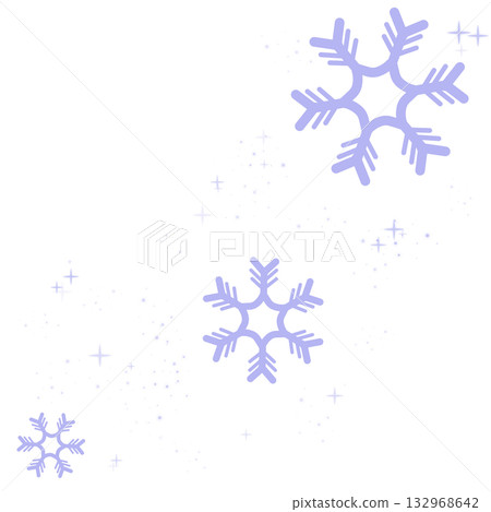 Light blue snow and light illustration 132968642