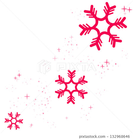 Vibrant pink snow and light illustration Vibrant pink snow and light illustration 132968646