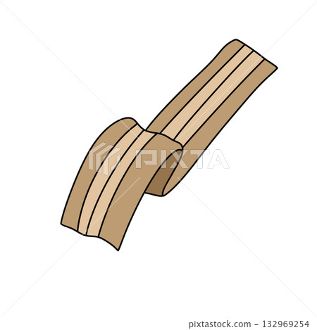 A piece of brown paper with a white background A piece of brown paper with a white background 132969254