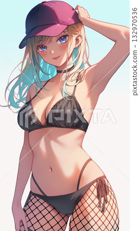 Gal in swimsuit 132970536