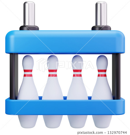 Bowling Pins Machine 132970744