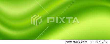 Matcha latte smooth gradient. Green lime color blurred splash background. Pistachio liquid wave wallpaper. Matcha tea flavor drink texture backdrop for promo, brochure, banner. Vector juicy fresh bg 132971237