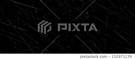 Black scratched overlay texture. Old grainy photo filter background with particles, fibers and flecks. Dusty damaged film wallpaper. Weathered rough distressed backdrop. Vector grunge gritty surface Black scratched overlay texture. Old grainy photo filter background with particles, fibers and flecks. Dusty damaged film wallpaper. Weathered rough distressed backdrop. Vector grunge gritty surface 132971239