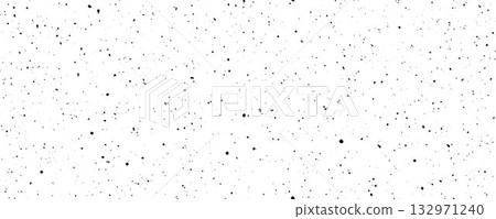 Subtle speckled seamless texture. Small specks repeating background. Dusty filter noise overlay texure. Grange grain dots repeated patern. Random splattered sand particle wallpaper. Vector backdrop 132971240