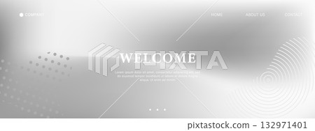 Futuristic ui background. Silver chrome gradient. Foil texture for tech websites and apps. Vector illustration 132971401