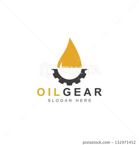 Oil Industry logo designs concept vector Oil Gear Machine logo template symbol Oil Industry logo designs concept vector Oil Gear Machine logo template symbol 132971452