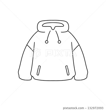 A hooded sweatshirt with a zipper pocket A hooded sweatshirt with a zipper pocket 132972093
